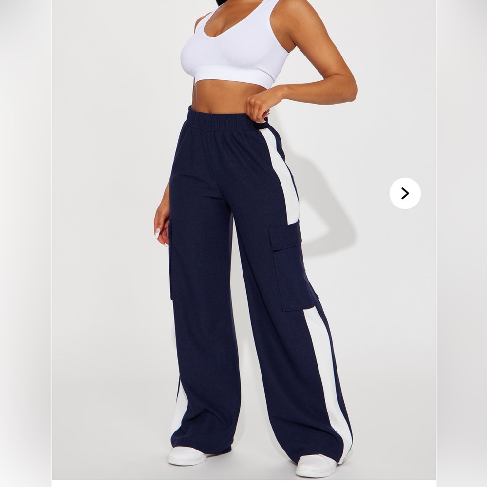 Navy Blue Women's Cargo Pants